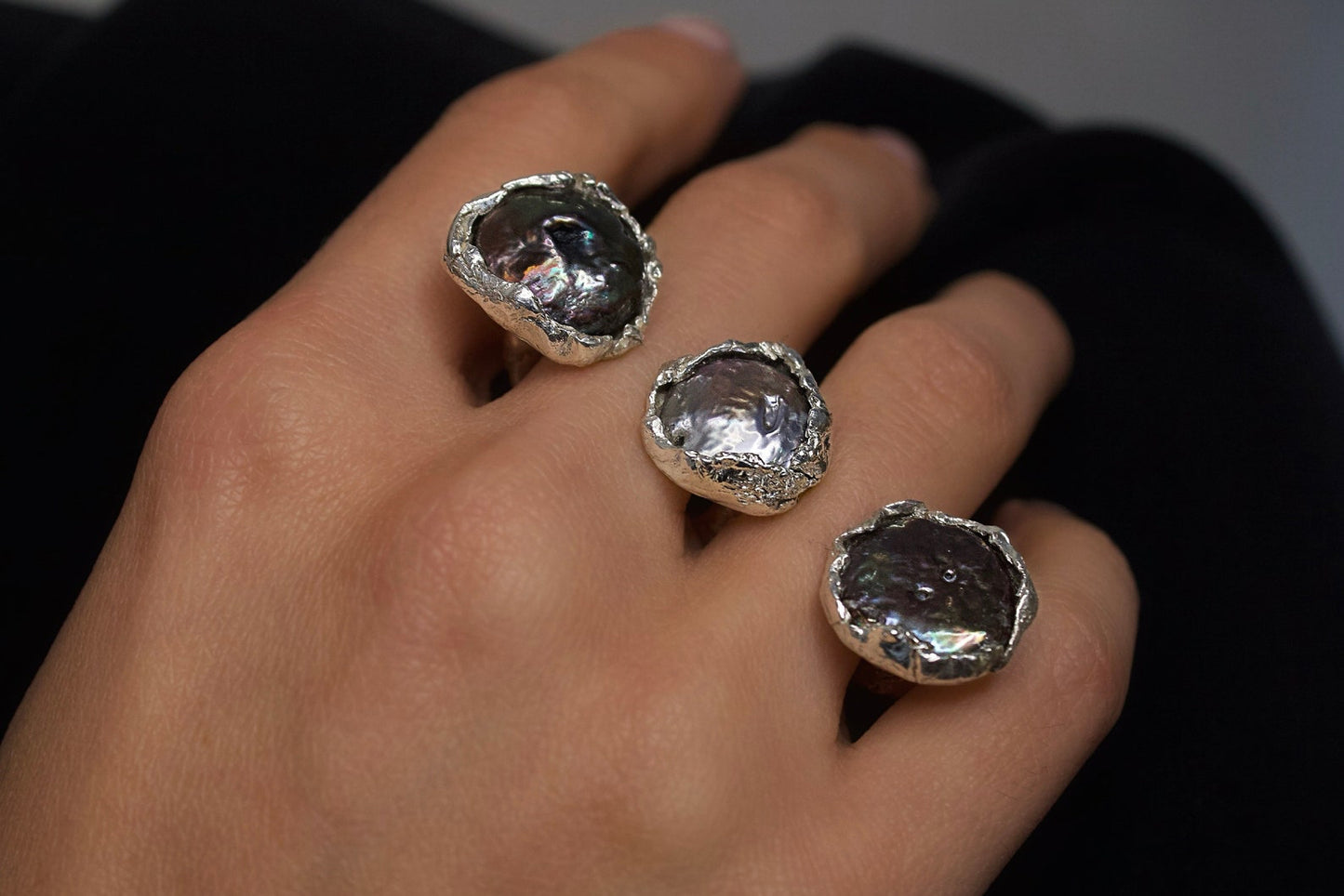 Three Pearl Ring LevenExclusive