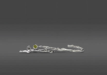 Twig Zircon Earring LevenExclusive
