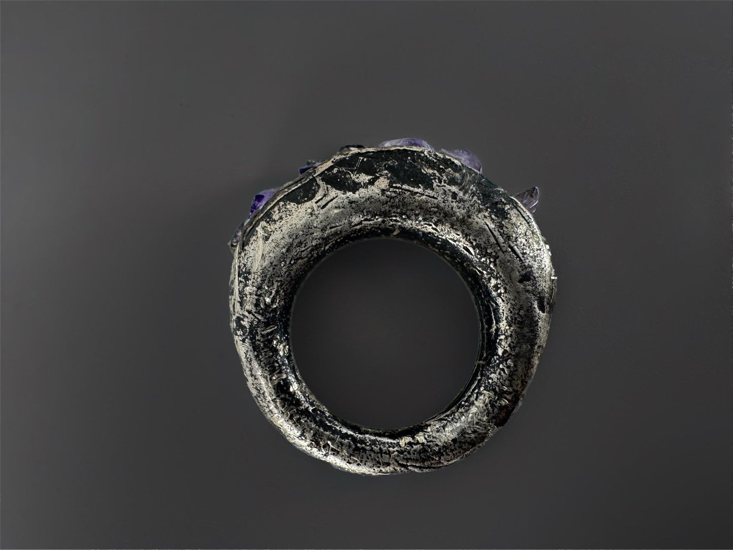 Amethyst Silver Ring