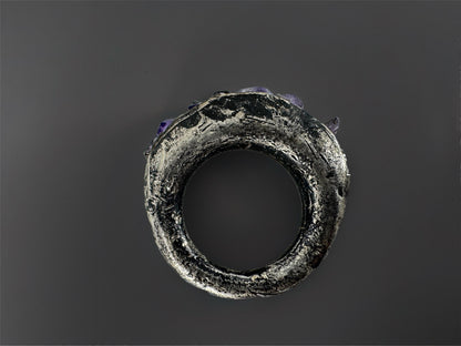 Amethyst Silver Ring